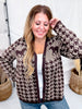 Long Sleeve Western Mustang Button Up Cardigan - Whiskey Skies - 2 FLY CO.