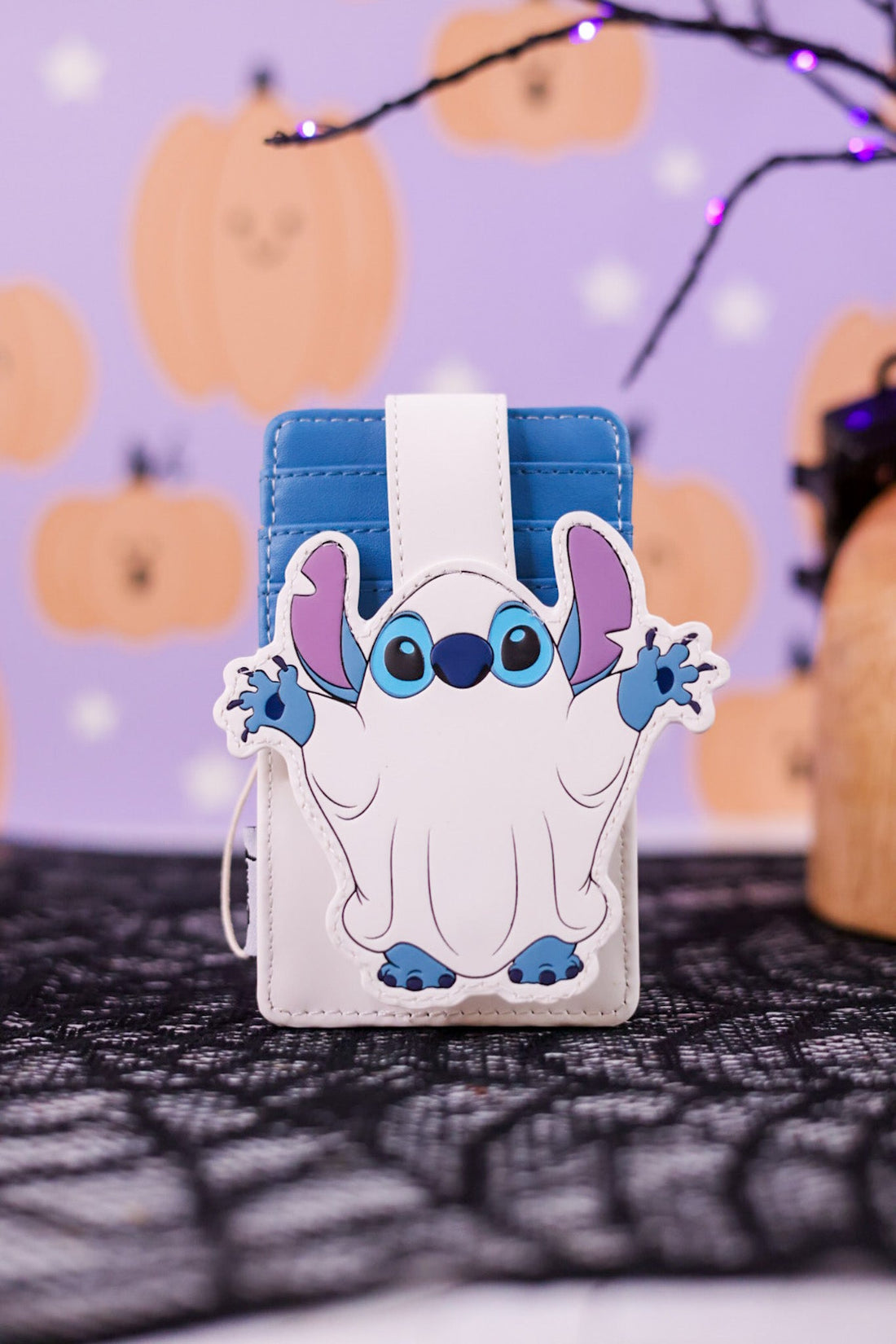 Loungefly Ghost Stitch Card Holder - Whiskey Skies - LOUNGEFLY