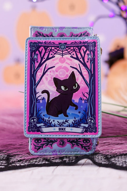 Loungefly Hocus Pocus Tarot Binx Card Holder - Whiskey Skies - LOUNGEFLY