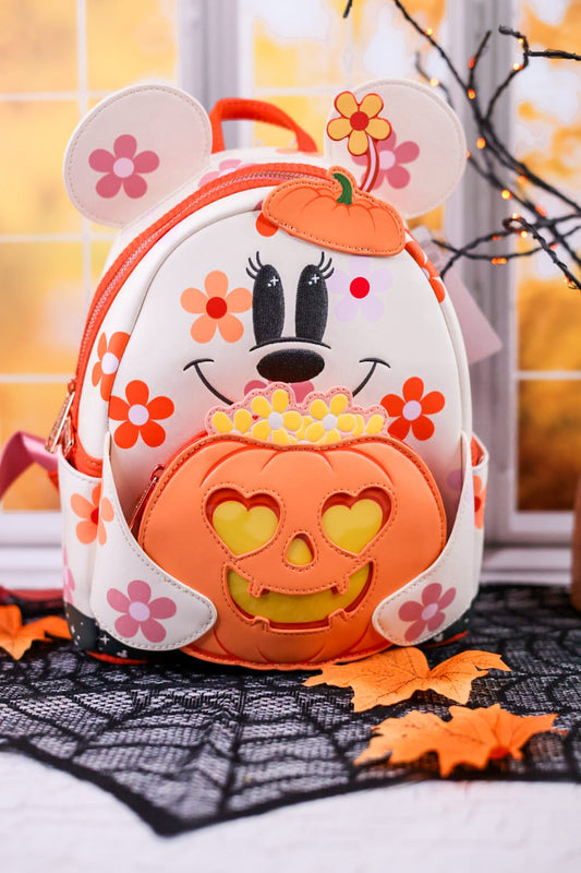 Loungefly Minnie Glow in the Dark Mini Backpack - Whiskey Skies - LOUNGEFLY