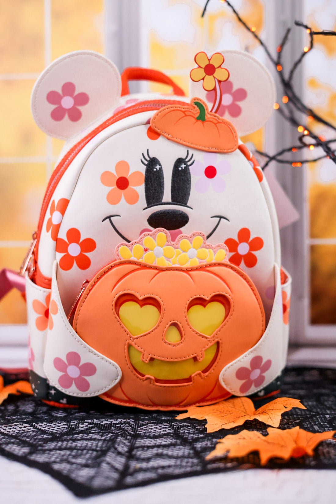 Loungefly Minnie Glow in the Dark Mini Backpack - Whiskey Skies - LOUNGEFLY