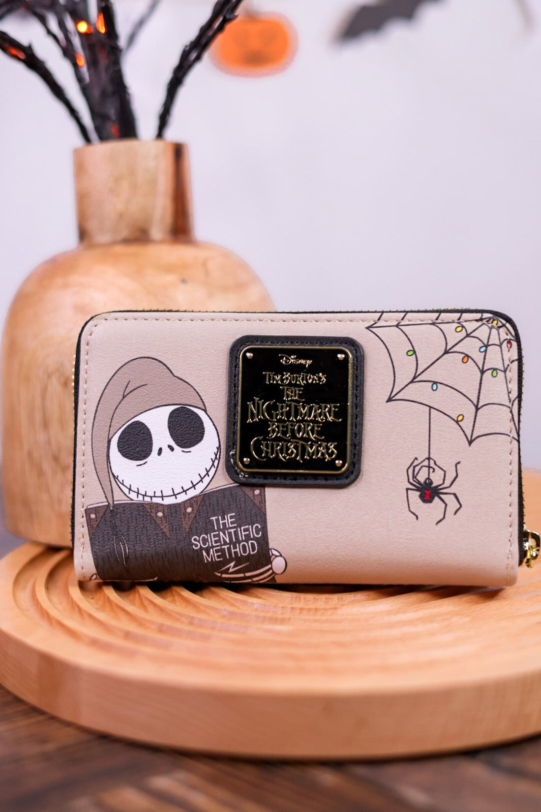 Loungefly Nightmare Before Christmas Zip Around Wallet - Whiskey Skies - LOUNGEFLY