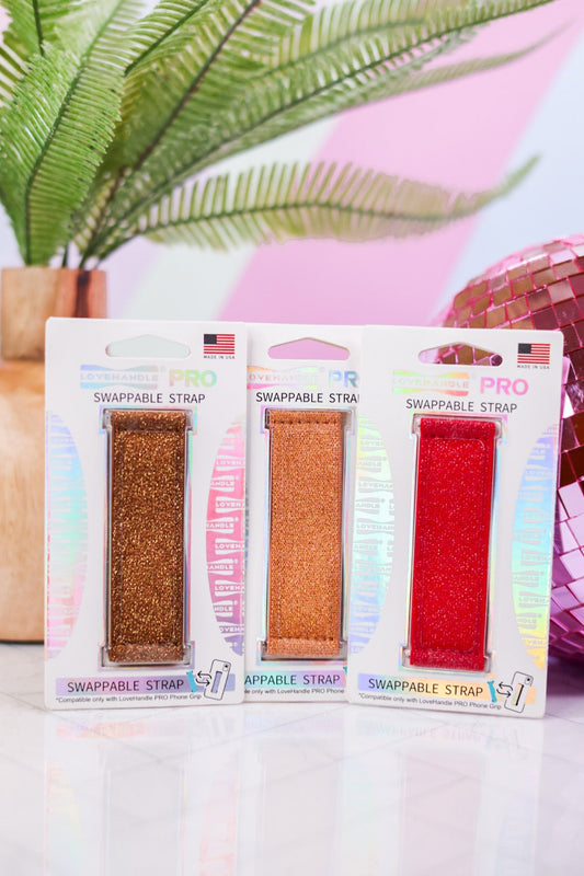 LoveHandle PRO Glitter Swappable Straps (9 Colors) - Whiskey Skies - LOVEHANDLERETAIL