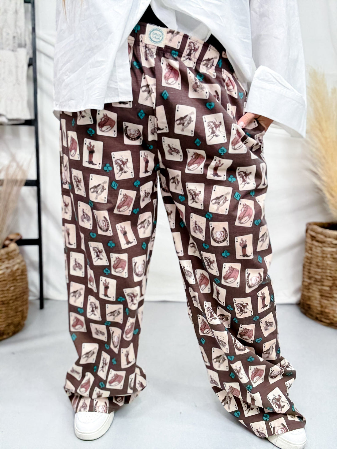 Luck Of The Brand Boxer Pants - Whiskey Skies - STERLING KREEK