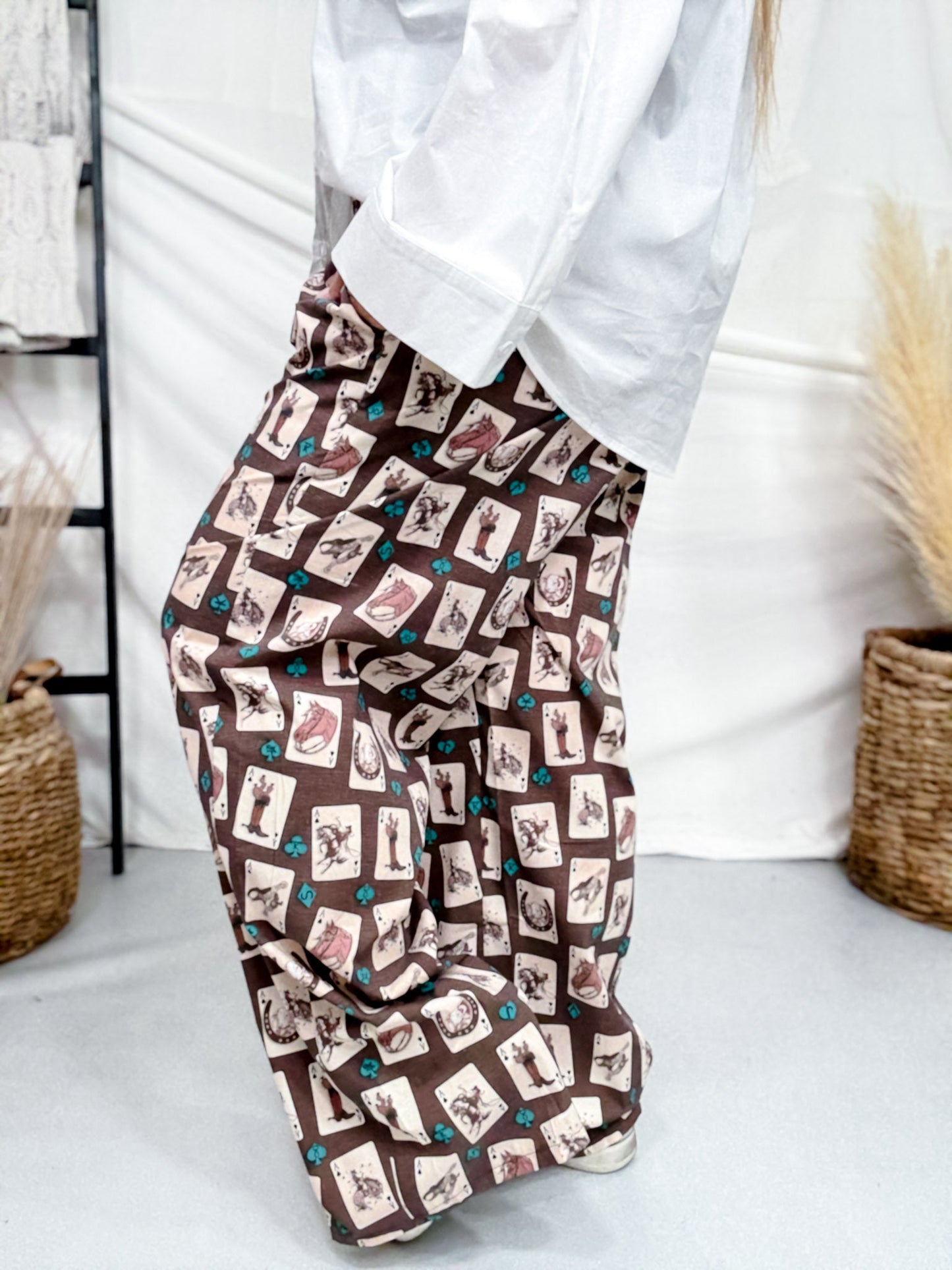 Luck Of The Brand Boxer Pants - Whiskey Skies - STERLING KREEK