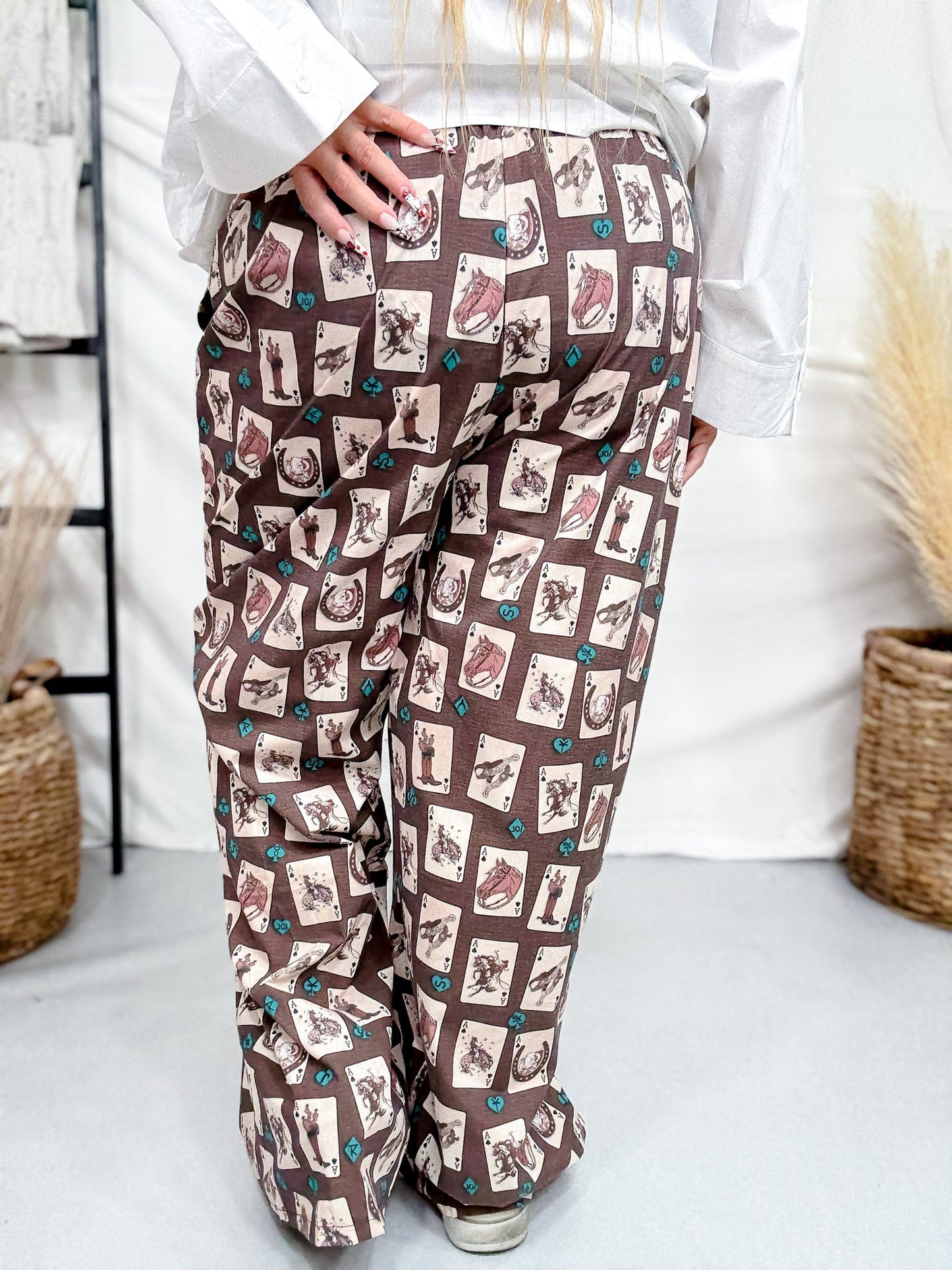 Luck Of The Brand Boxer Pants - Whiskey Skies - STERLING KREEK