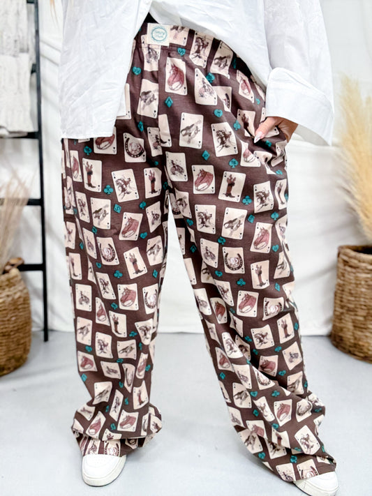 Luck Of The Brand Boxer Pants - Whiskey Skies - STERLING KREEK