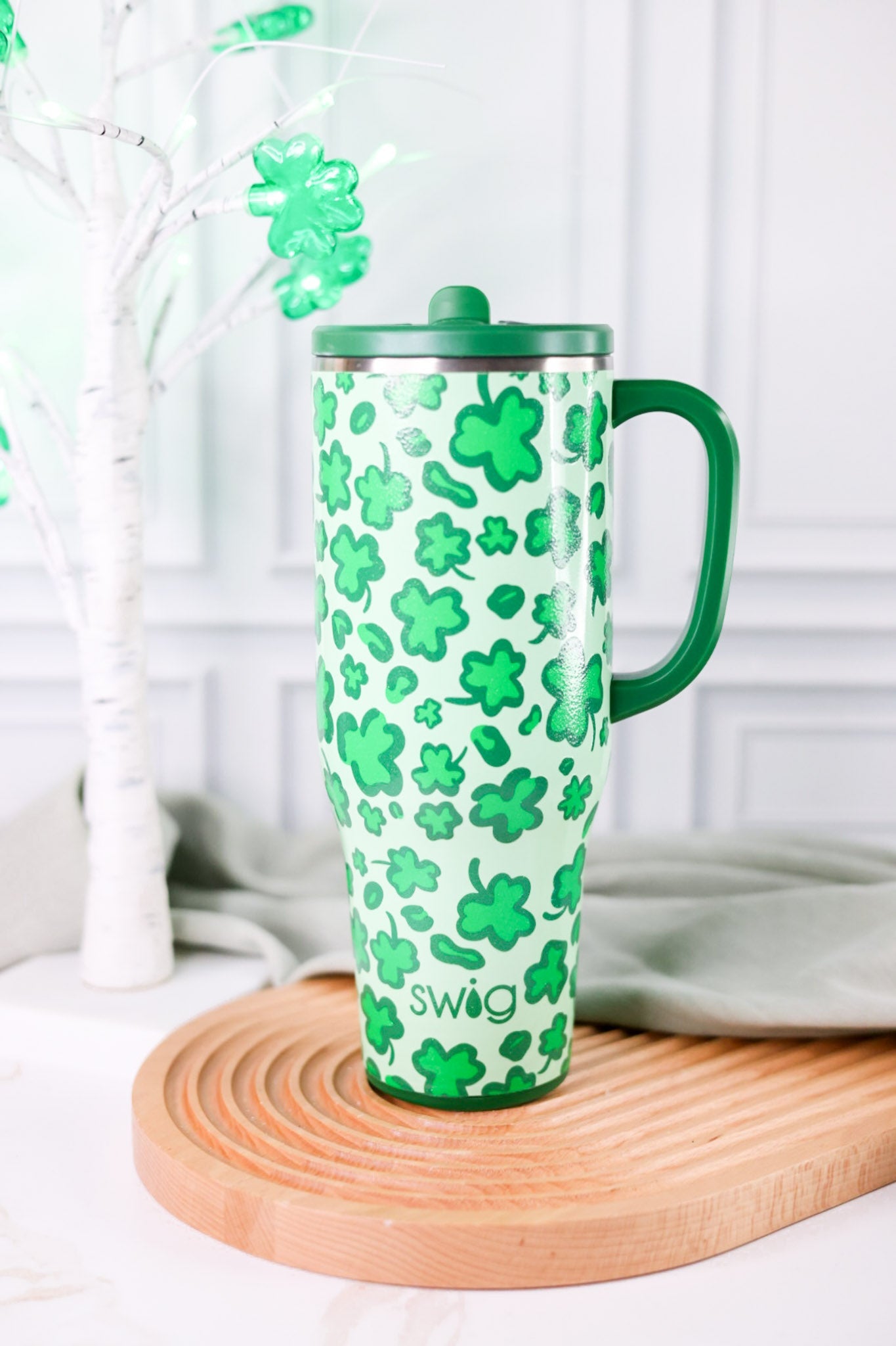 Lucky Leopard 40oz Mega Mug - Whiskey Skies - SWIG LIFE