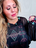 Lucky To Have You Layered Long Sleeve Top - Whiskey Skies - STERLING KREEK