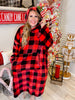 Lumberjack Red Hooded Blanket - Whiskey Skies - CARSTEN'S ENTERPRISES INC.