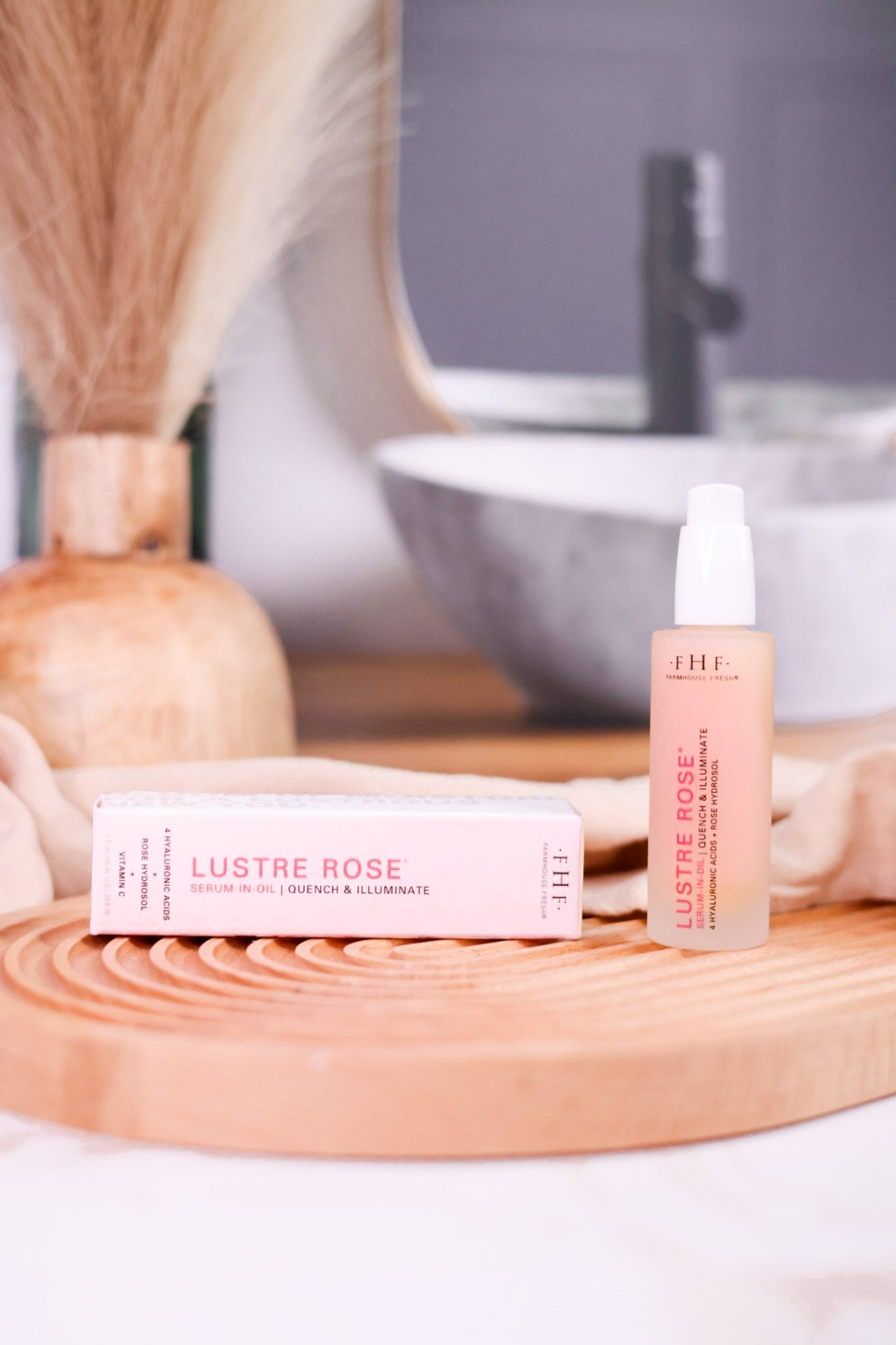 Lustre Rose Serum In Oil - Whiskey Skies - FARMHOUSE FRESH