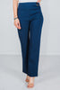 Magic Slim Straight Navy Pants - Whiskey Skies - DEAR SCARLETT