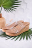 Main Squeeze Clear Strap Wedges - Whiskey Skies - CORKYS FOOTWEAR