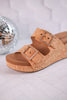 Main Squeeze Cork Wedges - Whiskey Skies - CORKYS FOOTWEAR