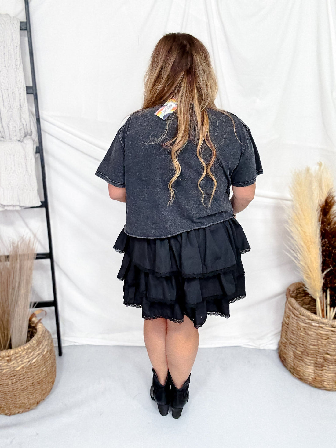 Make It A Double Cropped Short Sleeve T-Shirt - Whiskey Skies - COUNTRY DEEP