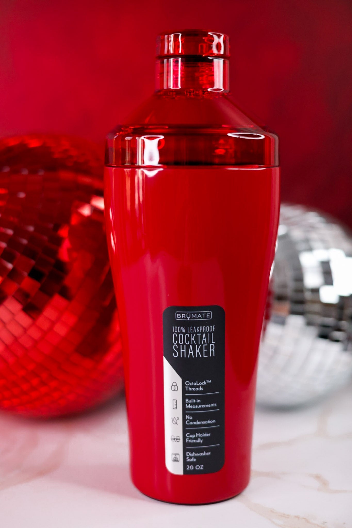 Maraschino 22oz Cocktail Shaker - Whiskey Skies - BRUMATE