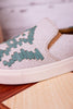 Marian Crackle Effect Slip On Sneakers With Aztec Pattern - Whiskey Skies - VERY G