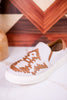 Marian Tan Crackle Slip On Sneakers - Whiskey Skies - VERY G