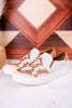 Marian Tan Crackle Slip On Sneakers - Whiskey Skies - VERY G