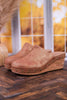 Marley Antique Bronze Round Toe Wedges - Whiskey Skies - CORKYS FOOTWEAR