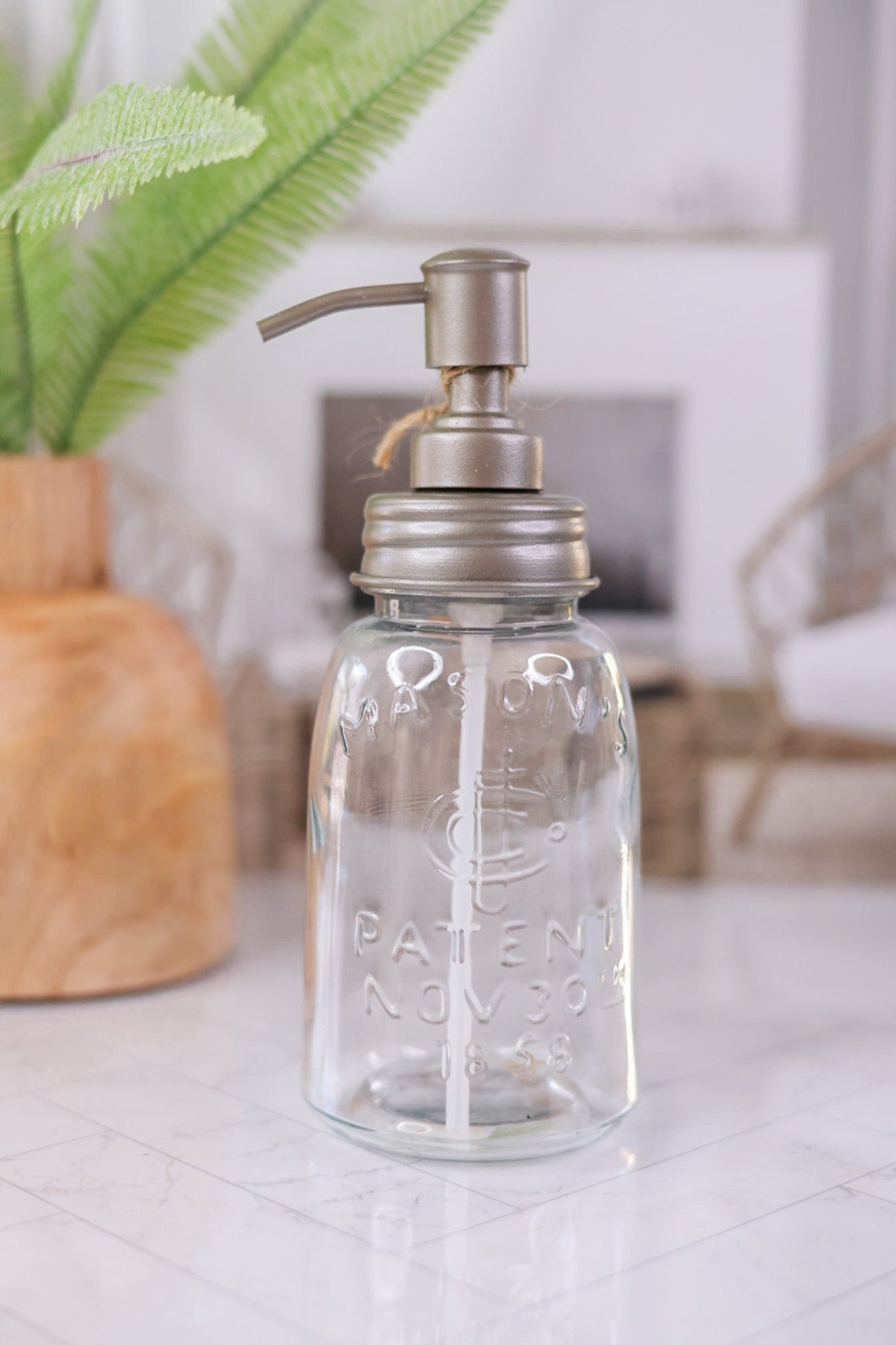 Mason Jar Soap Dispenser - Whiskey Skies - PARK DESIGNS