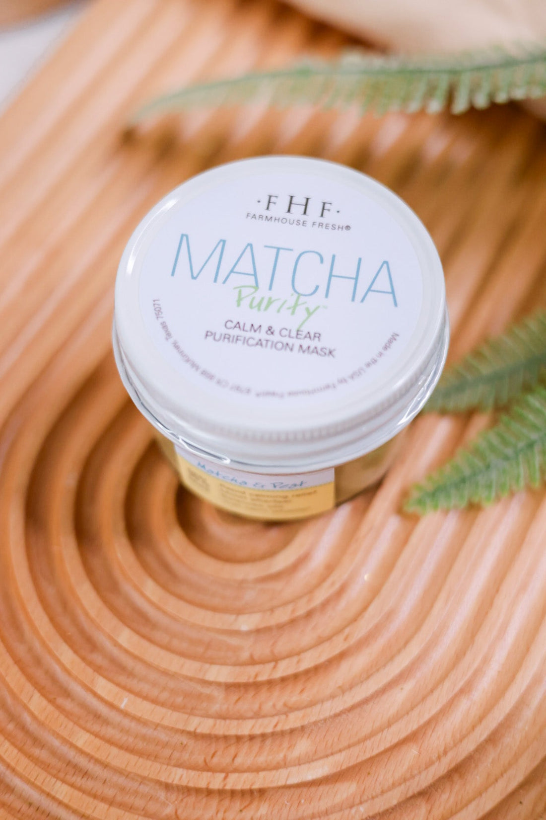 Matcha Purity Calm & Clear Purification Mask - Whiskey Skies - FARMHOUSE FRESH