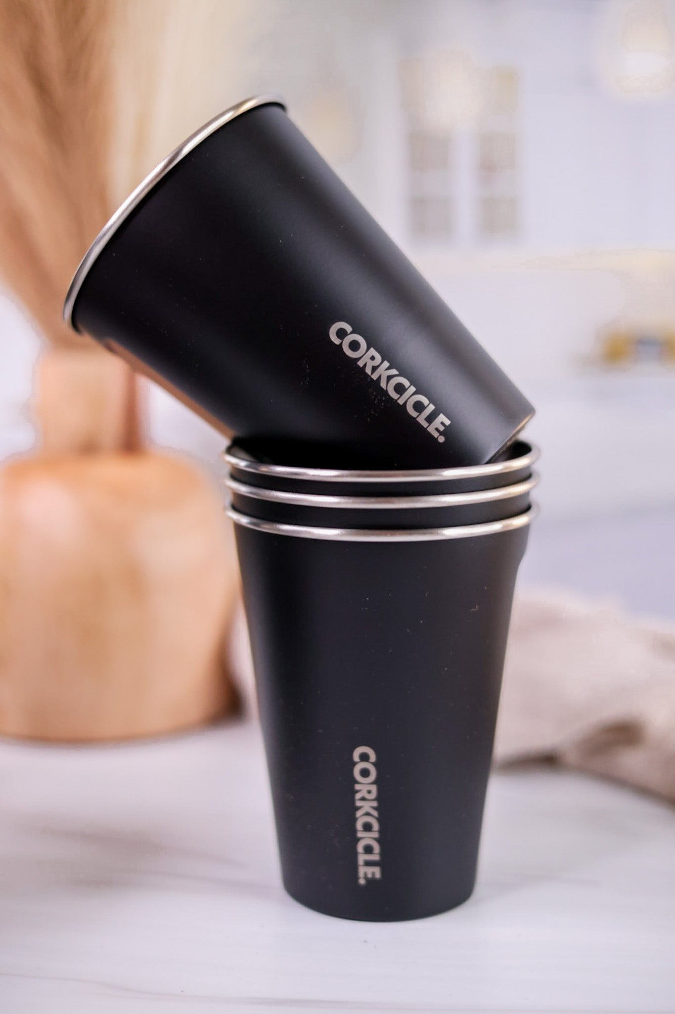 Matte Black Eco Stacker Tumblers - Whiskey Skies - CORKCICLE