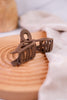 Matte Bow Claw Clips (9 Colors) - Whiskey Skies - QUEENS DESIGNS