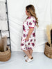 Mauve Rose Print Loungewear Night Dress - Whiskey Skies - SHIRLEY & STONE
