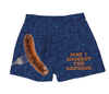 "May I suggest The Sausage" Men's Boxers - Whiskey Skies - BRIEF INSANITY