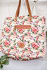 Meadow Crest Floral Canvas Weekender Bag - Whiskey Skies - MYRA BAGS