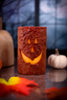 Medium Jack O'Lantern LED Pillar Candle - Whiskey Skies - WT COLLECTION