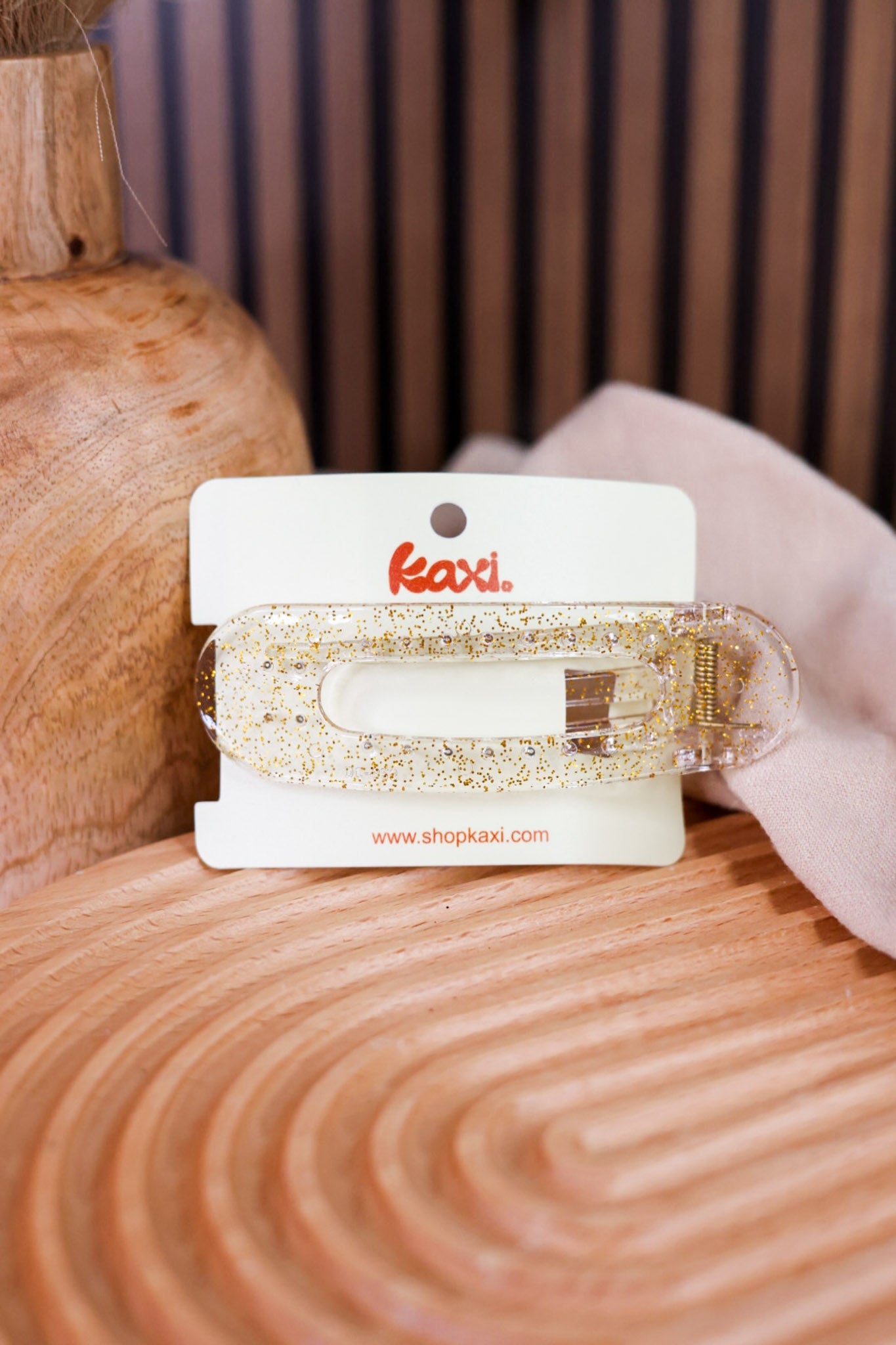 Medium Lay Flat Claw Clip (4 Colors) - Whiskey Skies - KAXI