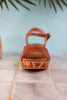 Meet Ya There Cognac Wedges - Whiskey Skies - CORKYS FOOTWEAR
