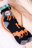 Men's Fuzzy Crew Socks With Moose Print - Whiskey Skies - CRESCENT SOCK COMPANY