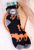 Men's Fuzzy Crew Socks With Moose Print - Whiskey Skies - CRESCENT SOCK COMPANY
