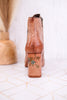 Messapica Beige Platform Boots - Whiskey Skies - SPRING FOOTWEAR