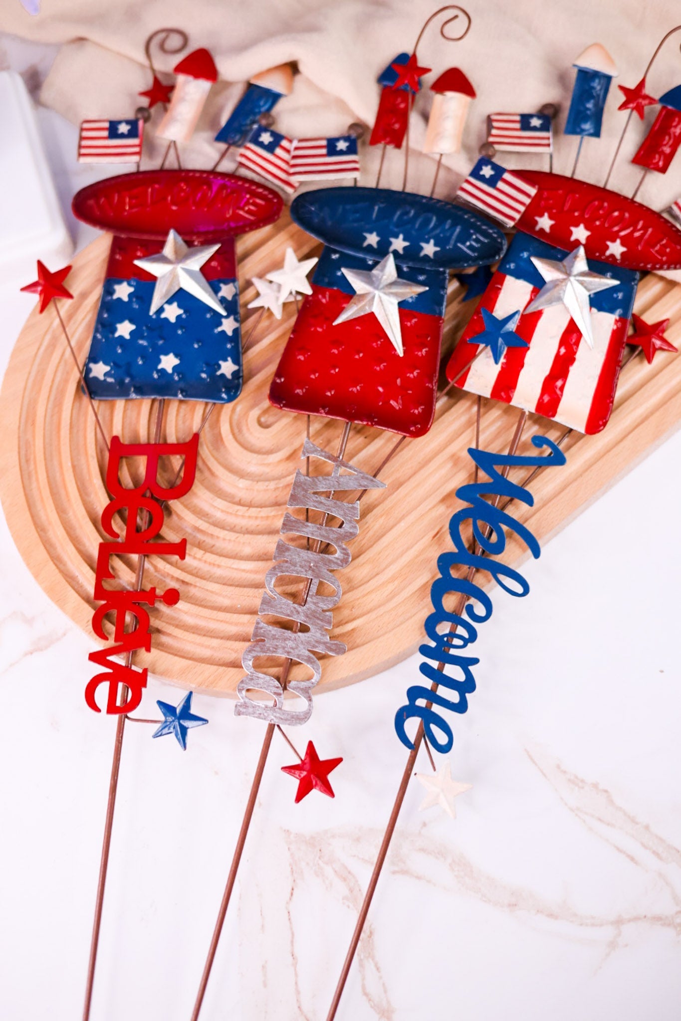 Metal Americana Firecracker Picks (3 Styles) - Whiskey Skies - SPECIAL T IMPORTS INC