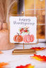 Metal Framed Thanksgiving Pumpkin Signs (2 Styles) - Whiskey Skies - TRANSPAC