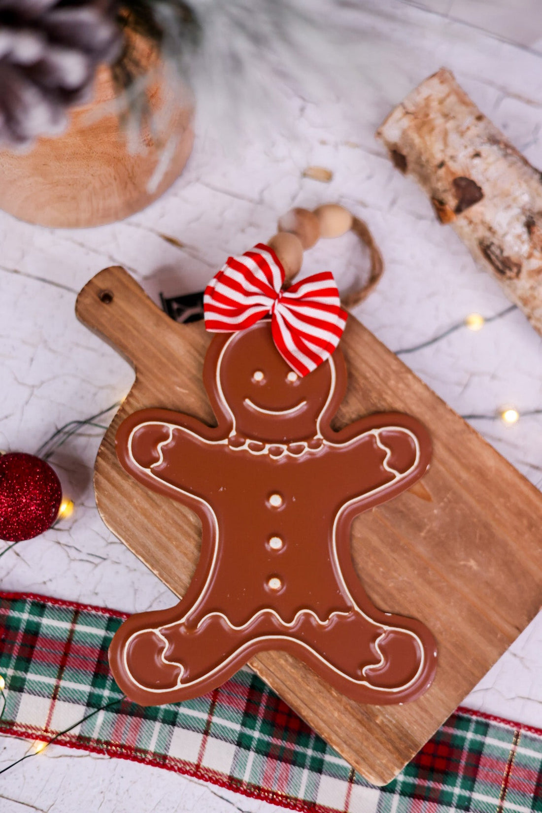 Metal Gingerbread Ornaments (2 Styles) - Whiskey Skies - YOUNG'S INC