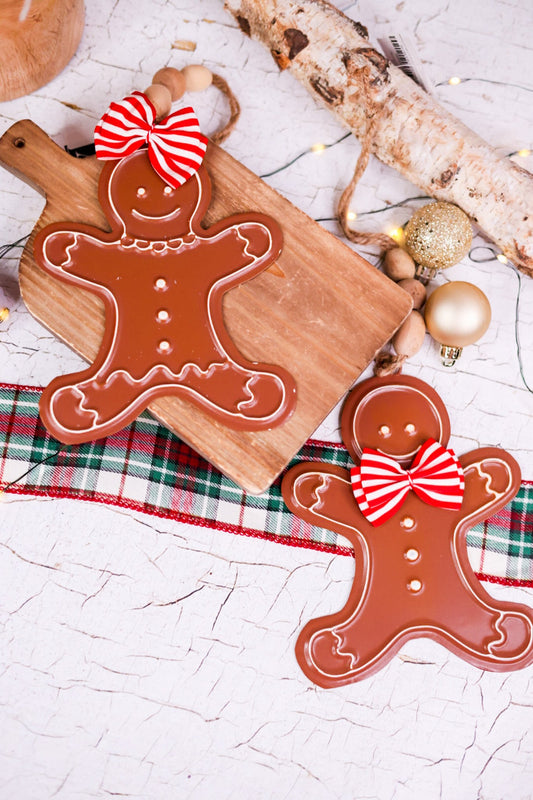 Metal Gingerbread Ornaments (2 Styles) - Whiskey Skies - YOUNG'S INC