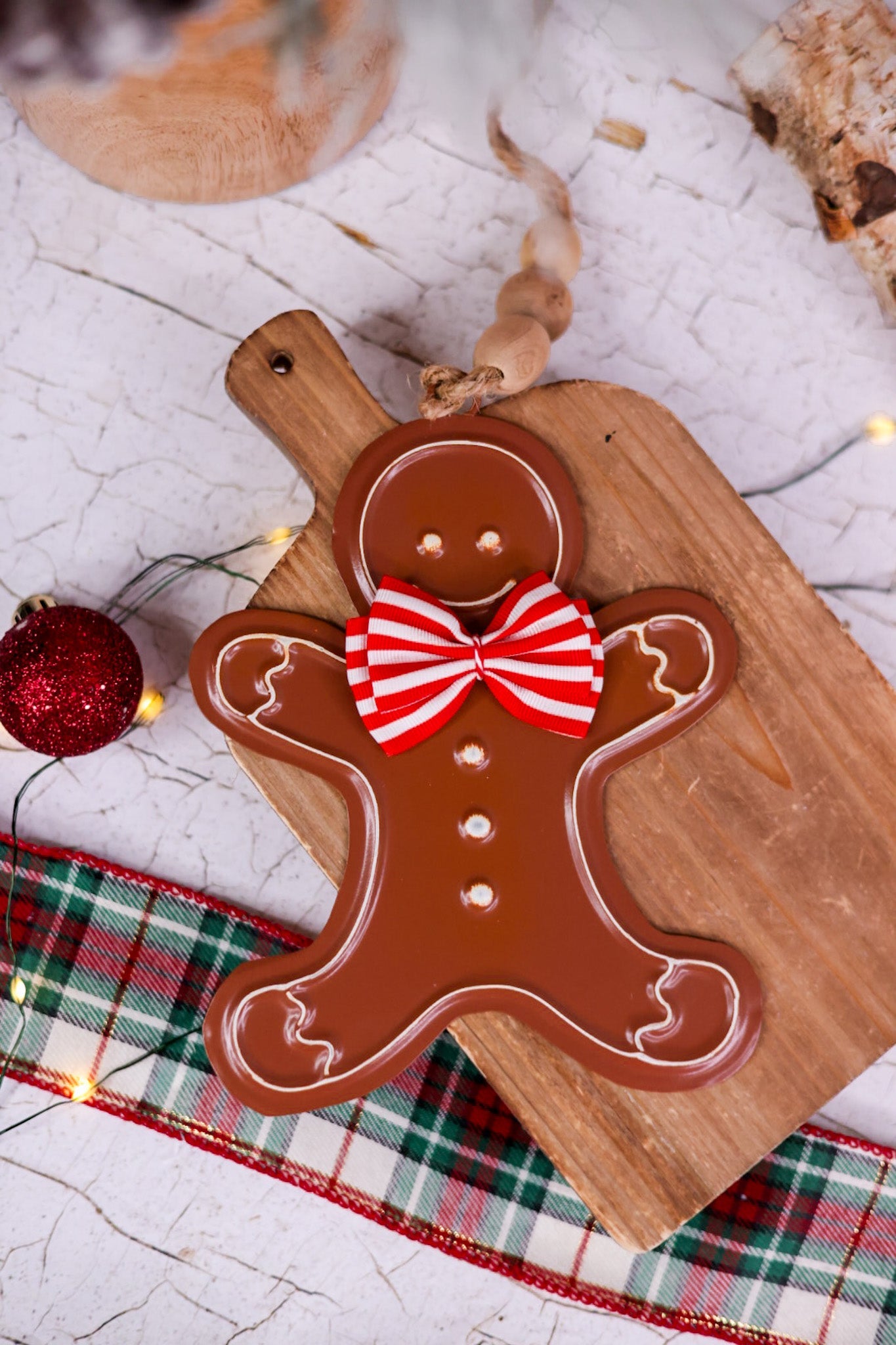 Metal Gingerbread Ornaments (2 Styles) - Whiskey Skies - YOUNG'S INC