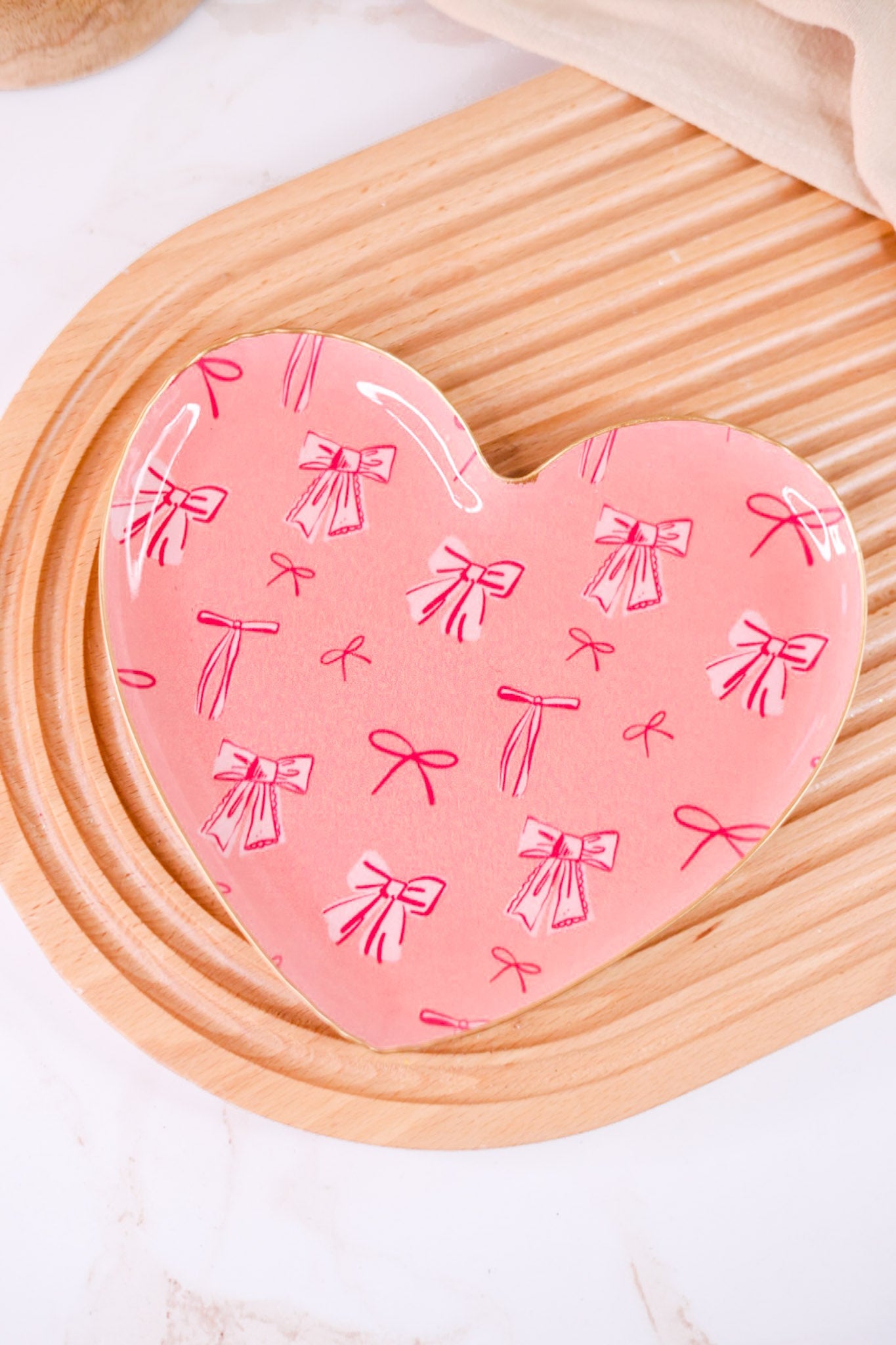 Metal Heart Shaped Trinket Trays (2 Styles) - Whiskey Skies - SPECIAL T IMPORTS INC