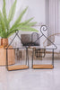 Metal House Shelf Hangers (2 Styles) - Whiskey Skies - SPECIAL T IMPORTS INC
