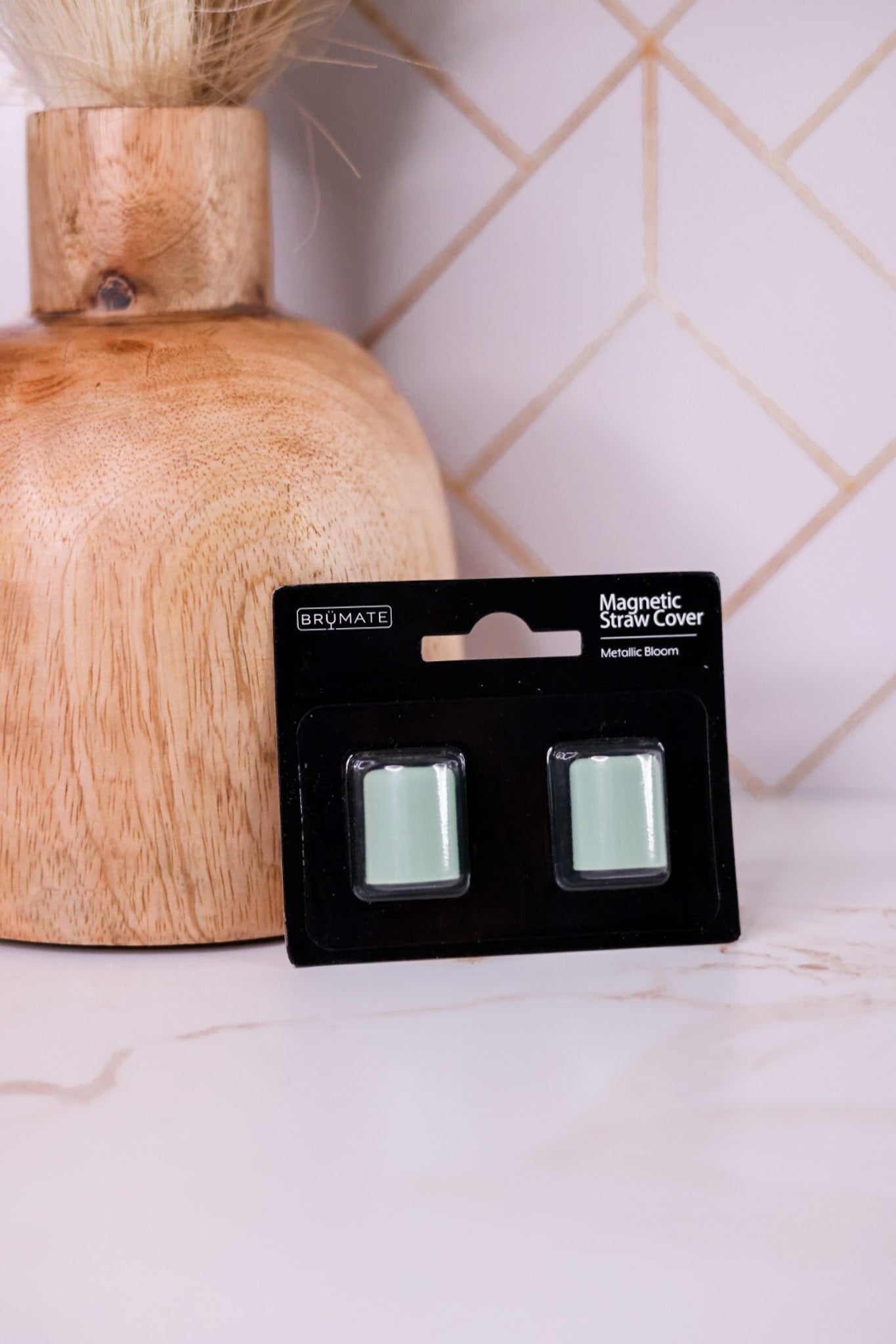 Metallic Bloom Brumate Magnetic Straw Covers - Whiskey Skies - BRUMATE