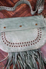 Mianda Green Fringe Shoulder Bag - Whiskey Skies - MYRA BAGS