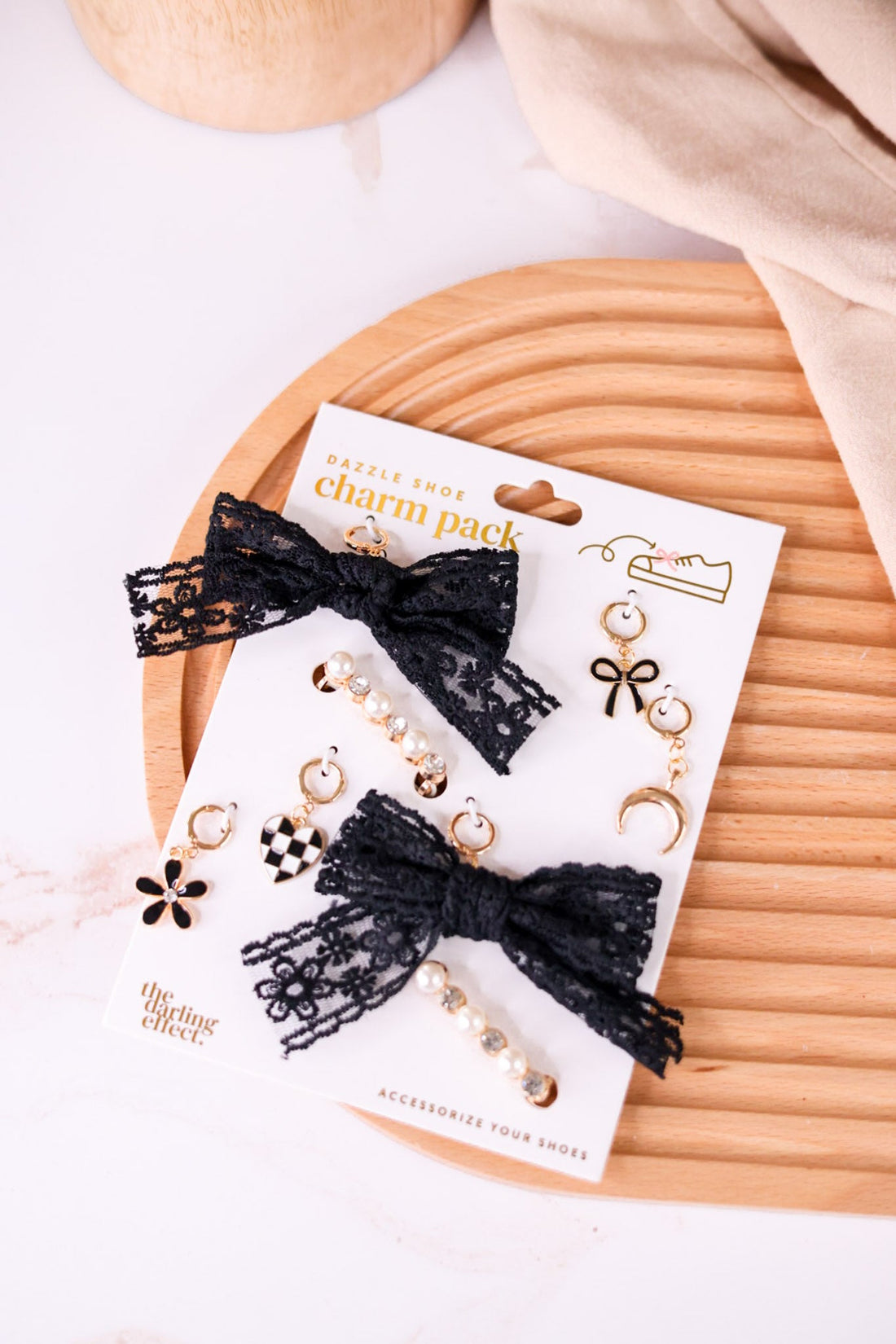 Midnight Moment Shoe Charm Set - Whiskey Skies - THE DARLING EFFECT