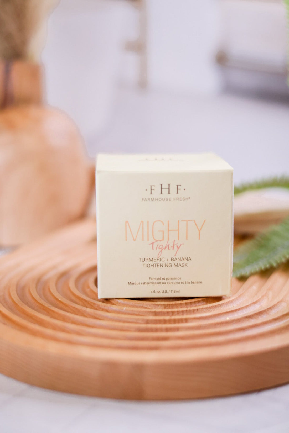 Mighty Tighty Turmeric & Banana Tightening Mask - Whiskey Skies - FARMHOUSE FRESH