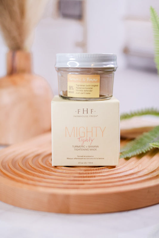 Mighty Tighty Turmeric & Banana Tightening Mask - Whiskey Skies - FARMHOUSE FRESH