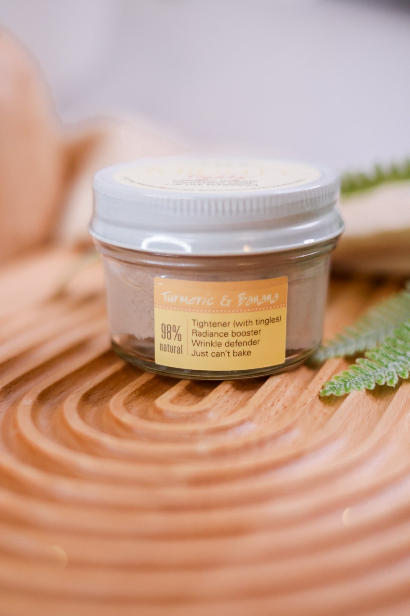 Mighty Tighty Turmeric & Banana Tightening Mask - Whiskey Skies - FARMHOUSE FRESH